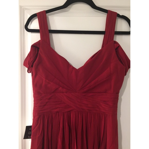 Formal plunge sweetheart off the shoulder dress - Picture 7 of 8